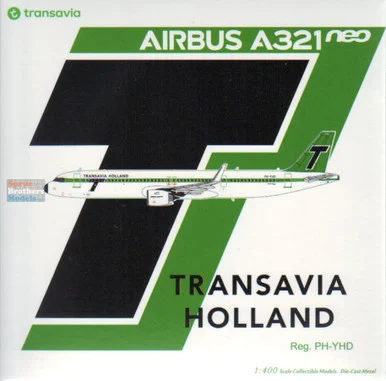 NGM13139 1:400 NG Model Transvia Holland Airbus A321neo Reg #PH-YHD (pre-painted/pre-built)