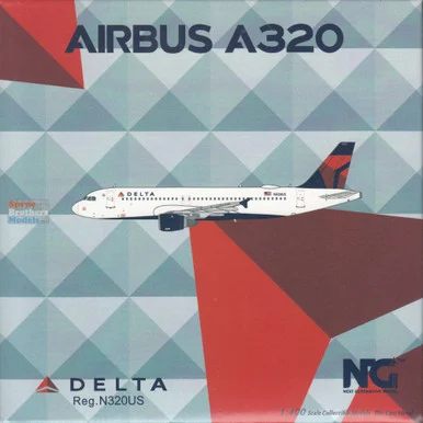 NGM15043 1:400 NG Model Delta Airlines Airbus A320-200 Reg #N320US (pre-painted/pre-built)