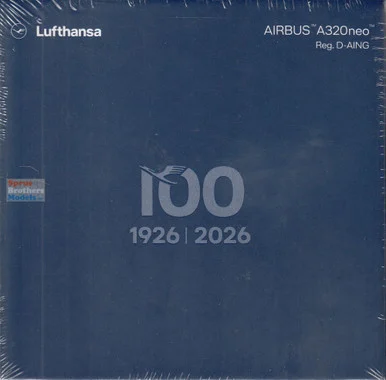 NGM15071 1:400 NG Model ULTIMATE Lufthansa Airbus A320neo Reg #D-AING '100 Year Anniversary' (pre-painted/pre-built)