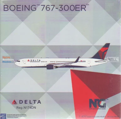 NGM17001 1:400 NG Model Delta Airlines B767-300ER Reg #N174DN (pre-painted/pre-built)