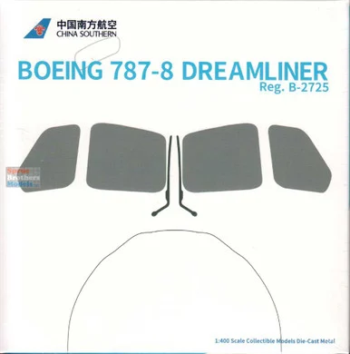 NGM24014 1:400 NG Model China Southern B787-8 Reg #B-2725 RR Engines (pre-painted/pre-built)