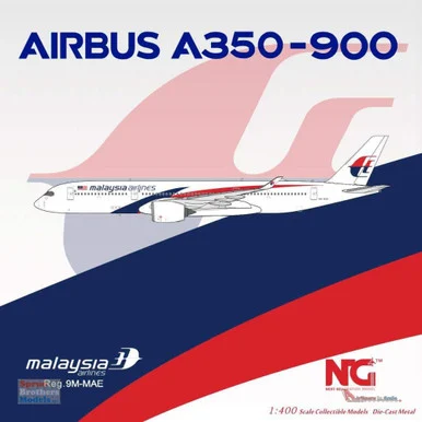NGM39003 1:400 NG Model Malaysia Airlines Airbus A350-900 Reg #9M-MAE (pre-painted/pre-built)