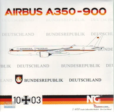 NGM39005 1:400 NG Model Luftwaffe Airbus A350-900 Reg #10+3 (pre-painted/pre-built)