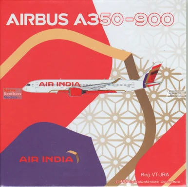 NGM39061 1:400 NG Model Air India Airbus A350-900 Reg #VT-JRA '1st A350 Delivered to Air India'(pre-painted/pre-built)
