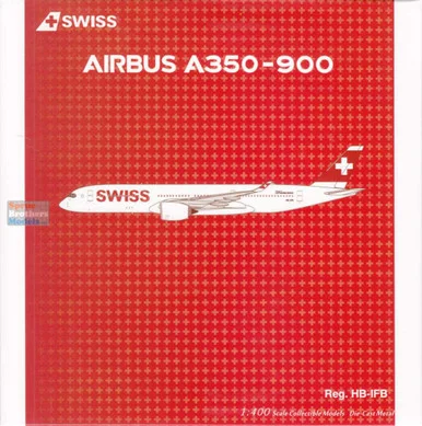 NGM39115 1:400 NG Model Swiss Airbus A350-900 Reg #HB-IFB (pre-painted/pre-built)
