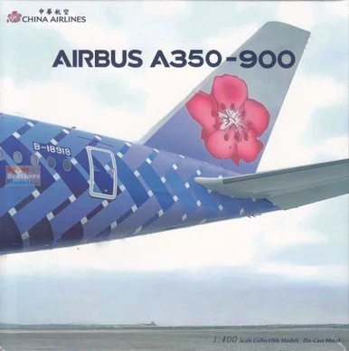 NGM39116 1:400 NG Model China Airlines Airbus A350-900 Reg #B-18918 Carbon Fibre Livery (pre-painted/pre-built)