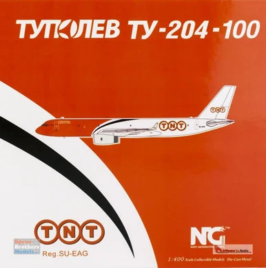 NGM40010 1:400 NG Model TNT Tupolev Tu-204-120S Reg #SU-EAG (pre-painted/pre-built)