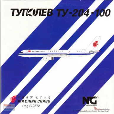 NGM40012 1:400 NG Model Air China Cargo Tupolev Tu-204-120SE Reg #B-2872 (pre-painted/pre-built)