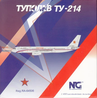 NGM40016 1:400 NG Model Russia State Transport Company Tupolev Tu-214 Reg #RA-64506 (pre-painted/pre-built)