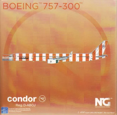 NGM45003 1:400 NG Model Condor B757-300 Reg #D-ABOJ 'Condor Sunshine' (pre-painted/pre-built)