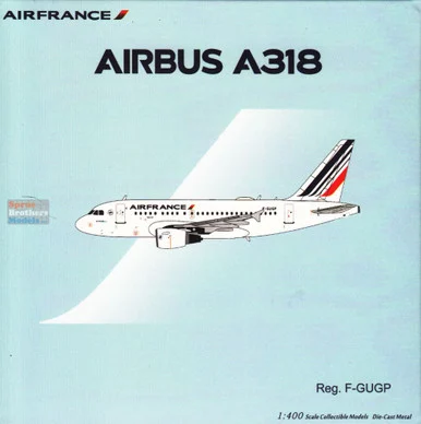 NGM48022 1:400 NG ModelAir France Airbus A318-100 Reg #F-GUGP (pre-painted/pre-built)