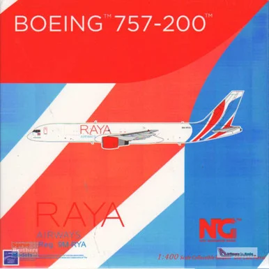 NGM53165 1:400 NG Model Raya Airways B757-200PCF Reg #9M-RYA (pre-painted/pre-built)