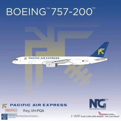 NGM53166 1:400 NG Model Pacific Air Express B757-200PCF Reg #VH-PQA (pre-painted/pre-built)