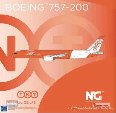 NGM53173 1:400 NG Model TNT (ASL Airlines) B757-200 Reg #OE-LFB (pre-painted/pre-built)