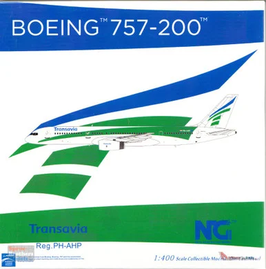 NGM53176 1:400 NG Model Transavia Airlines B757-200 Reg #PH-AHP (pre-painted/pre-built)