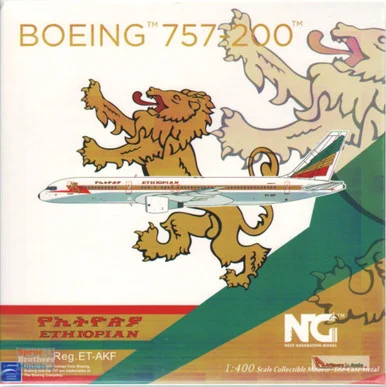 NGM53192 1:400 NG Model Ethiopian Airlines B757-200 Reg #ET-AKF (pre-painted/pre-built)