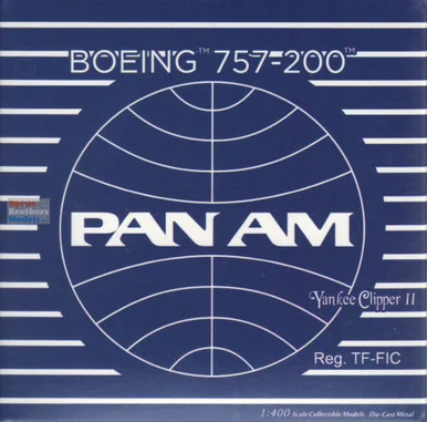 NGM53210 1:400 NG Model IcelandAir B757-200 Reg #TF-FIC 'Criterion Travel's Pam Am Livery' (pre-painted/pre-built)