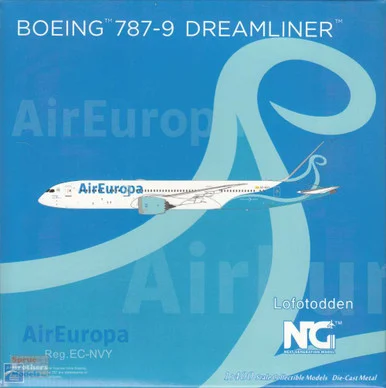 NGM55116 1:400 NG Model Air Europa B787-9 Reg #EC-NVY (pre-painted/pre-built)