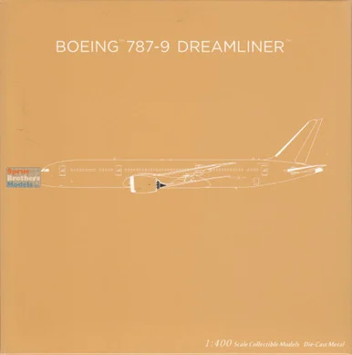 NGM55118 1:400 NG Model Blank Model B787-9 with Trent 1000 Engines (pre-painted/pre-built)