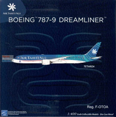 NGM55125 1:400 NG Model Air Tahiti Nui B787-9 Reg #F-OTOA 'Tetiaroa' (pre-painted/pre-built)