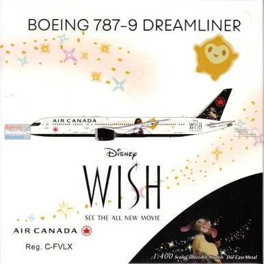 NGM55129 1:400 NG Model Air Canada B787-9 Reg #C-FVLX Disney Wish (pre-painted/pre-built)