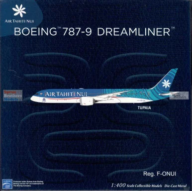 NGM55131 1:400 NG Model Air Tahiti Nui B787-9 Reg #F-ONUI 'Tupaia' (pre-painted/pre-built)