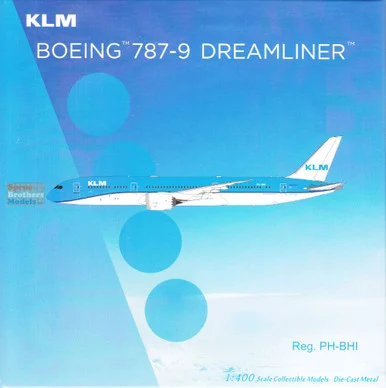 NGM55150 1:400 NG Model KLM B787-9 Reg #PH-BHI (pre-painted/pre-built)