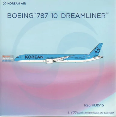 NGM56033 1:400 NG Model Korean Air B787-10 Reg #HL8515 (pre-painted/pre-built)