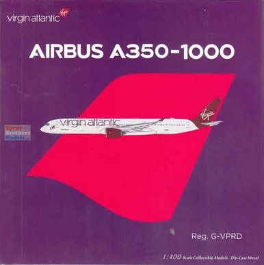 NGM57031 1:400 NG Model Virgin Atlantic Airbus A350-1000 Reg #G-VPRD 'Rain Bow' (pre-painted/pre-built)