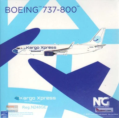NGM58126 1:400 NG Model Kargo Xpress B737-800(W) Reg #N248GE 'Face Mask' (pre-painted/pre-built)