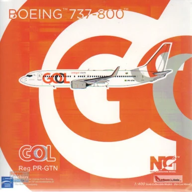 NGM58136 1:400 NG Model GOL Linhas Aereas B737-800 Reg #PR-GTN (pre-painted/pre-built)