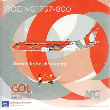 NGM58171 1:400 NG Model GOL Linhas Aereas B737-800 Reg #PR-GXI (pre-painted/pre-built)