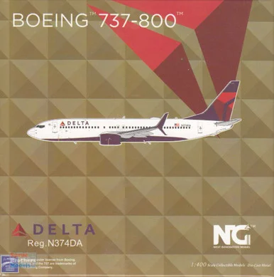 NGM58218 1:400 NG Model Delta Airlines B737-800 Reg #N374DA (pre-painted/pre-built)
