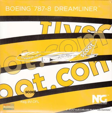NGM59006 1:400 NG Model Scoot B787-8 Reg #9V-OFL (pre-painted/pre-built)