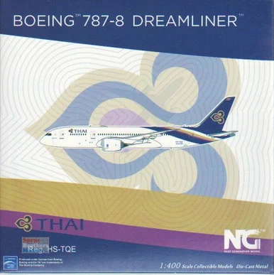NGM59012 1:400 NG Model Thai Airways B787-8 Reg #HS-TQE 'Kosum Phisai' (pre-painted/pre-built)