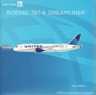 NGM59032 1:400 NG Model United Airlines B787-8 Reg #N45905 (pre-painted/pre-built)