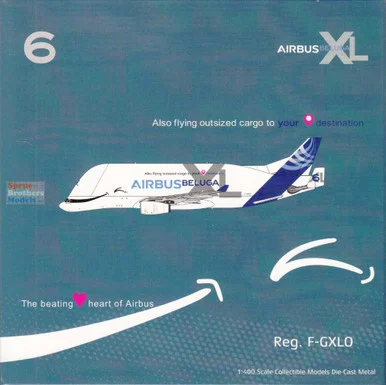 NGM60016 1:400 NG Model Airbus Transport International A330-743L Beluga XL Reg #F-GXLO (pre-painted/pre-built)