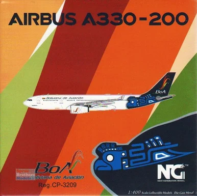 NGM61061 1:400 NG Model Boliviana de Aviacion Airbus A330-200 Reg #CP-3209 (pre-painted/pre-built)