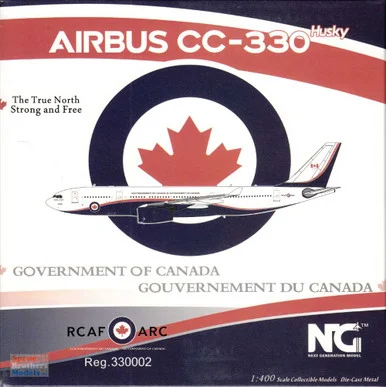 NGM61065 1:400 NG Model Government of Canada Airbus CC-330 Husky Reg #330002 (pre-painted/pre-built)