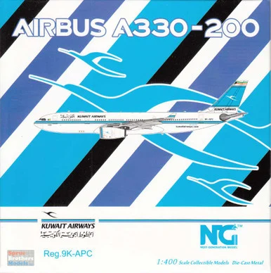 NGM61069 1:400 NG Model Kuwait Airways Airbus A330-200 Reg #9K-APC (pre-painted/pre-built)