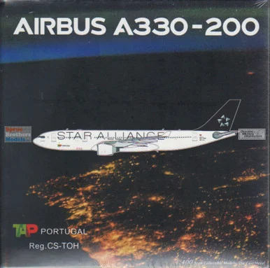 NGM61085 1:400 NG Model TAP Air Portugal Airbus A330-200 Reg #CS-TOH Star Alliance (pre-painted/pre-built)