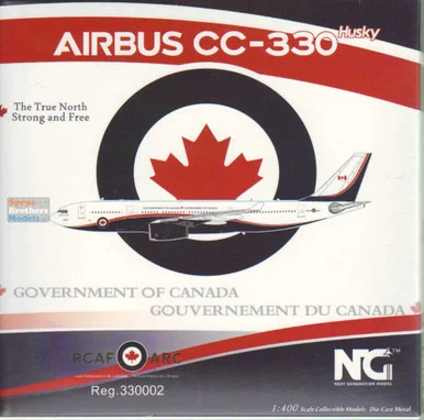 NGM61102 1:400 NG Model Royal Canadian Air Force Airbus CC-330 Husky Reg #330002 (pre-painted/pre-built)