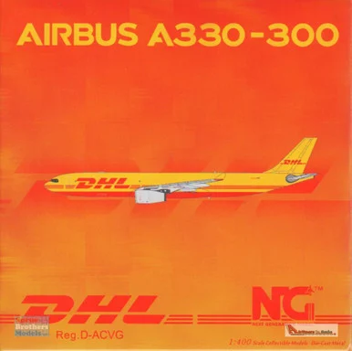 NGM62031 1:400 NG Model DHL Airbus A330-300P2F Reg #D-ACVG (pre-painted/pre-built)