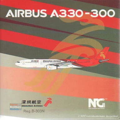 NGM62051 1:400 NG Model Shenzhen Airlines Airbus A330-300 Reg #B-303N (pre-painted/pre-built)