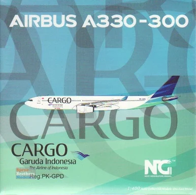 NGM62056 1:400 NG Model Garuda Indonesia Cargo Airbus A330-300 Reg #PK-GPD (pre-painted/pre-built)