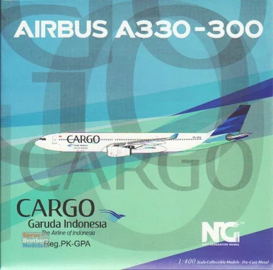 NGM62057 1:400 NG Model Garuda Indonesia Cargo Airbus A330-300 Reg #PK-GPA (pre-painted/pre-built)