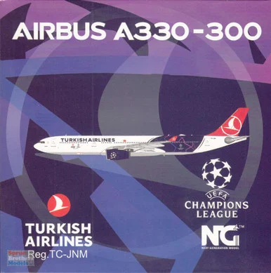 NGM62061 1:400 NG Model Turkish Airlines Airbus A330-300 Reg # TC-JNM 'UEFA Champions League' (pre-painted/pre-built)