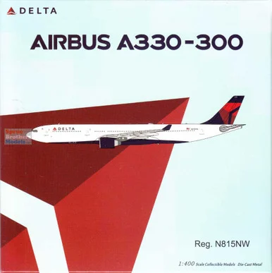 NGM62068 1:400 NG Model Delta Airlines Airbus A330-300 Reg #N815NW (pre-painted/pre-built)