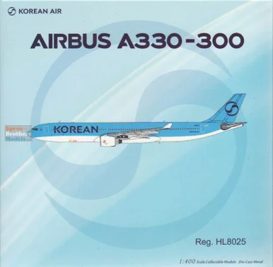 NGM62077 1:400 NG Model Korean Air Airbus A330-300 Reg #HL8025 (pre-painted/pre-built)