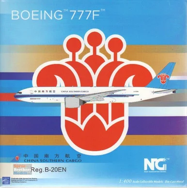 NGM72019 1:400 NG Model China Southern Cargo B777-200F Reg #B-20EN (pre-painted/pre-built)
